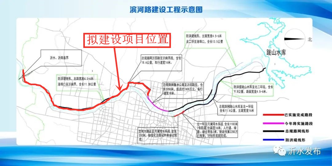 沂水县沂河右岸滨河路工程社会稳定风险评估公示